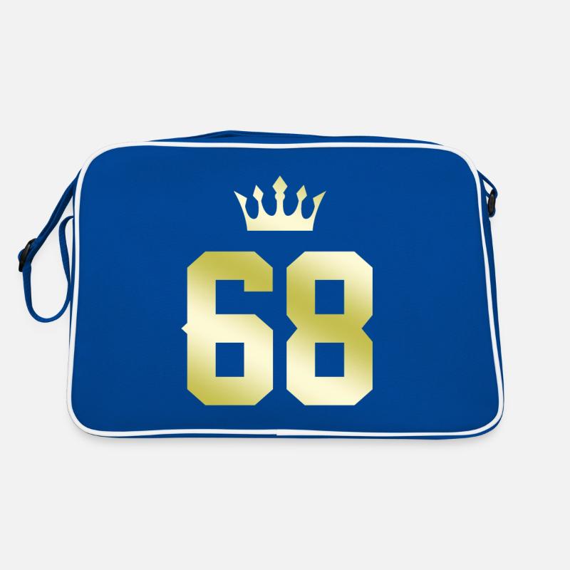 68 Couronne numérique Sac Retro