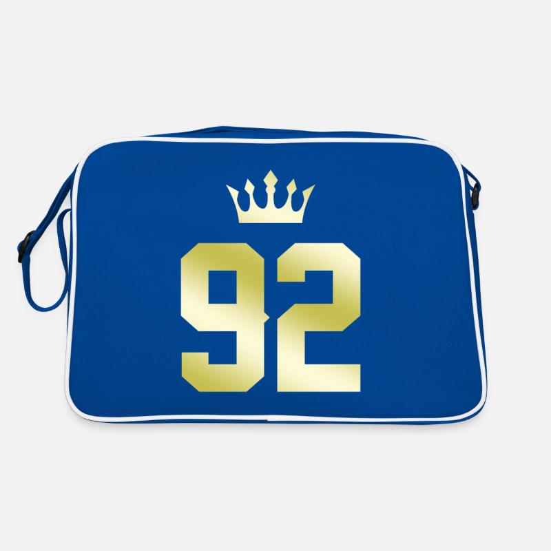 92 Couronne numérique Sac Retro