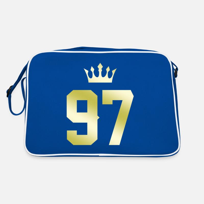 97 Couronne numérique Sac Retro