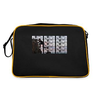 grimper - Sac Retro - noir/or - Dos