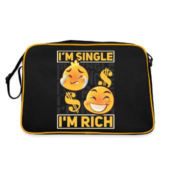 Solo, Single Men + Women, First Date, Reich - Retro Bag - black/gold - Back