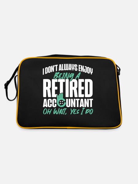 Comptable Comptable Comptable - Sac Retro - noir/or - Dos
