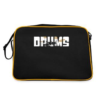 Percussion - Retro Bag - black/gold - Back
