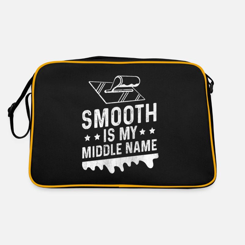 Smooth Is My Middle Name Betonbauer Retro Tasche