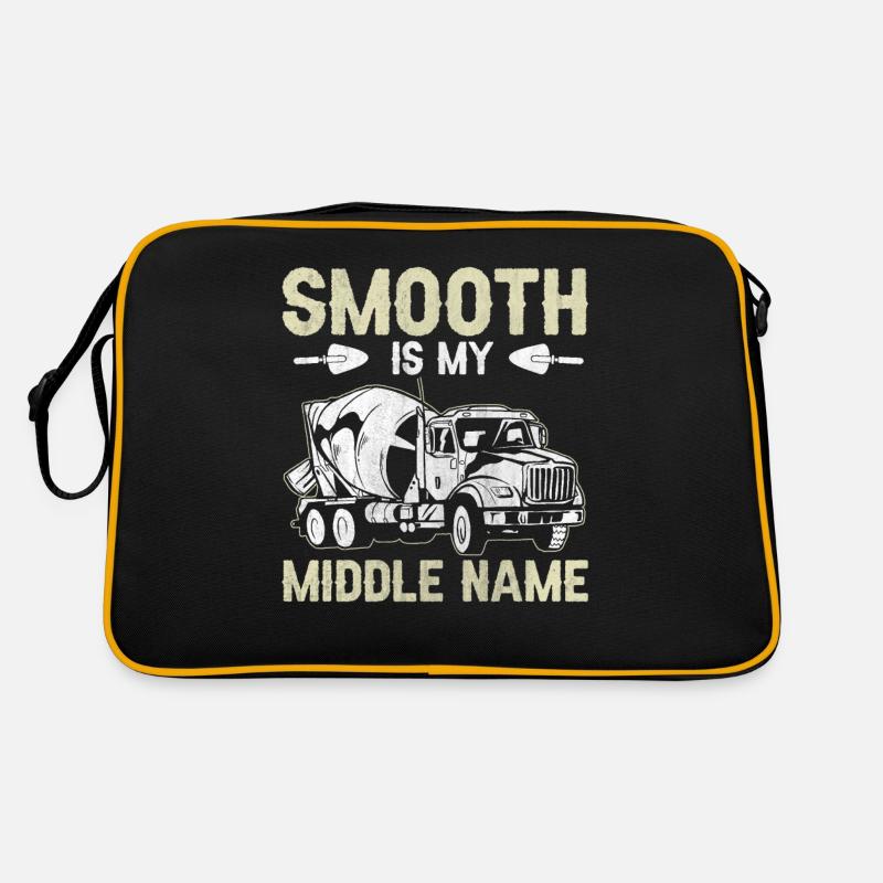 Smooth Is My Middle Name Betonbauer Retro Tasche