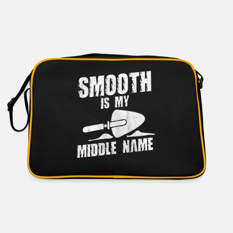 Smooth Is My Middle Name Betonbauer Retro Tasche