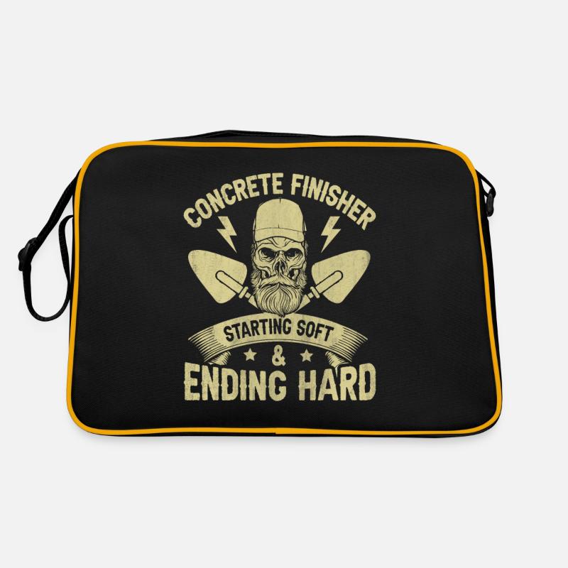 Starting Soft & Ending Hard Betonbauer Retro Tasche