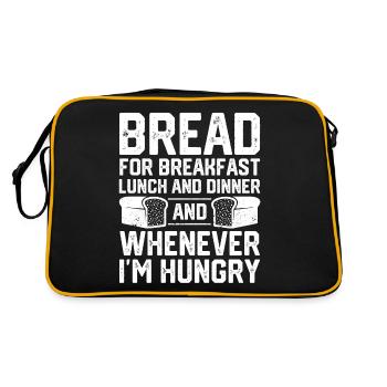 Funny bread baker - Retro Bag - black/gold - Back
