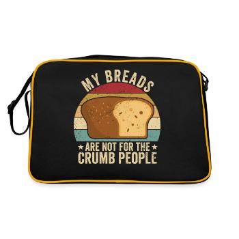Funny bread baker - Retro Bag - black/gold - Back