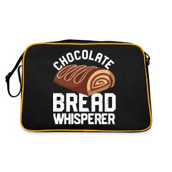 Funny bread baker - Retro Bag - black/gold - Back