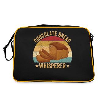 Funny bread baker - Retro Bag - black/gold - Back