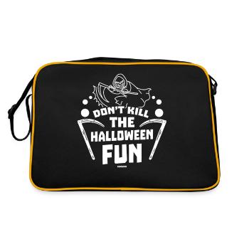 Halloween avec le cadeau Grim Reaper - Sac Retro - noir/or - Dos
