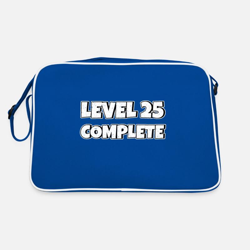 Niveau 25 Cadeau d’anniversaire complet 25 ans Sac Retro