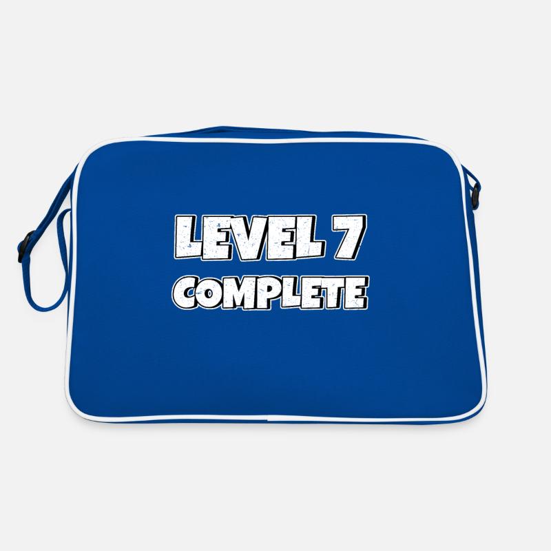 Niveau 7 Cadeau d’anniversaire complet 7 ans Sac Retro