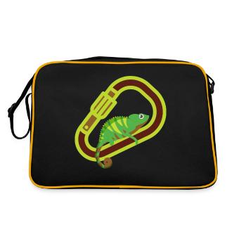 Bouldering, climbing, free climbing Chameleon Boulder - Retro Bag - black/gold - Back