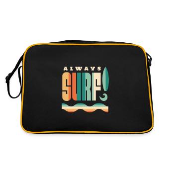 Surf - surfez toujours! - Sac Retro - noir/or - Dos