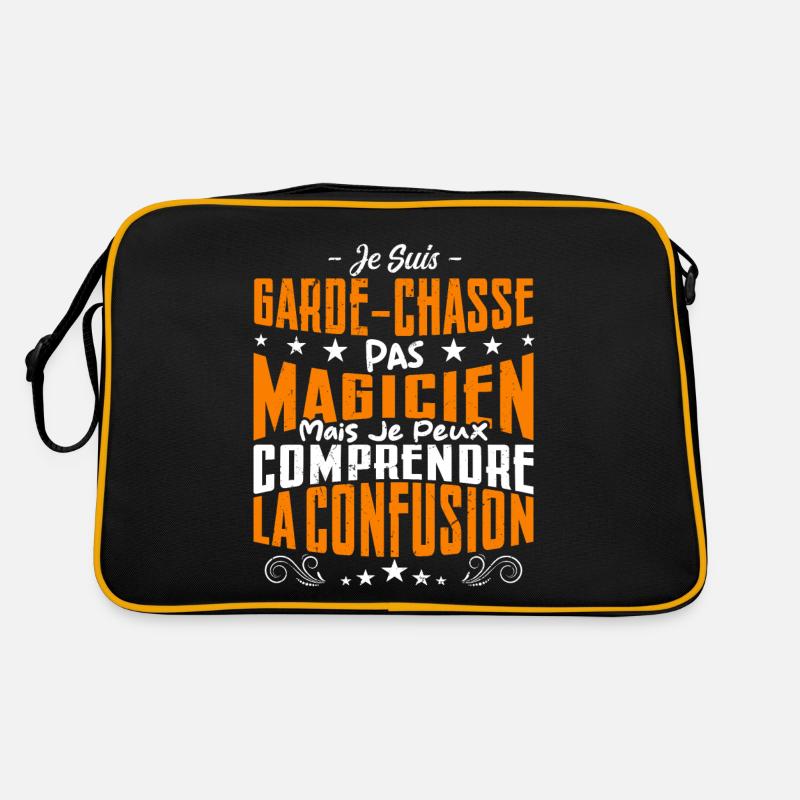 Je Suis Garde-Chasse Pas Magicien Sac Retro