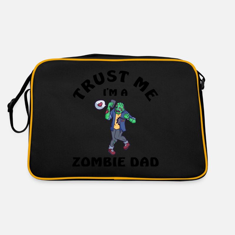 Trust Me I Am A Zombie Dad Retro Bag
