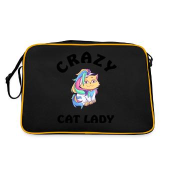 Folle chatte - Sac Retro - noir/or - Dos