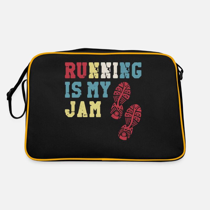 Running Runner Half Marathon Retro Tasche