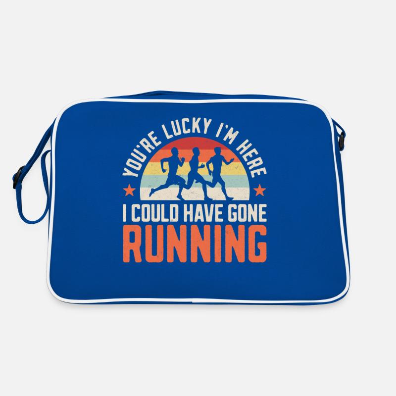 Running Runner Half Marathon Retro Tasche