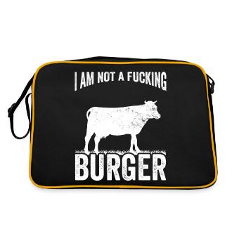 Amoureux des animaux Militant des droits des animaux végétalien végétarien - Sac Retro - noir/or - Dos