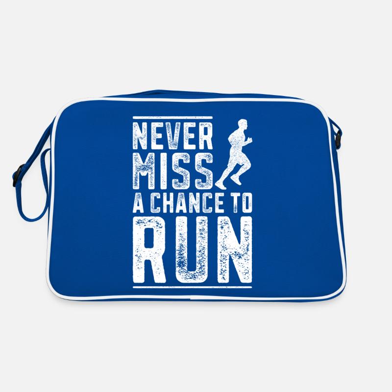 Running Runner Half Marathon Retro Tasche