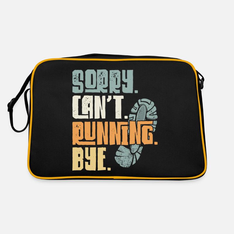 Running Runner Half Marathon Retro Tasche