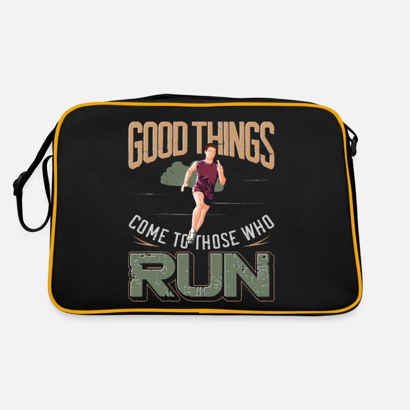 Running Runner Half Marathon Retro Bag