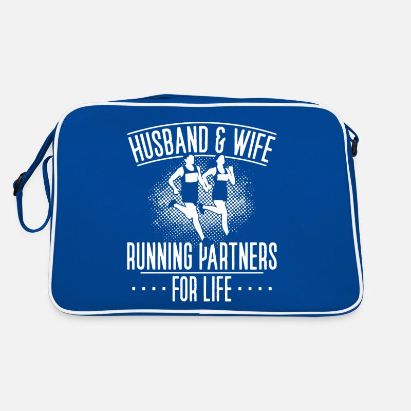 Running Runner Half Marathon Retro Tasche