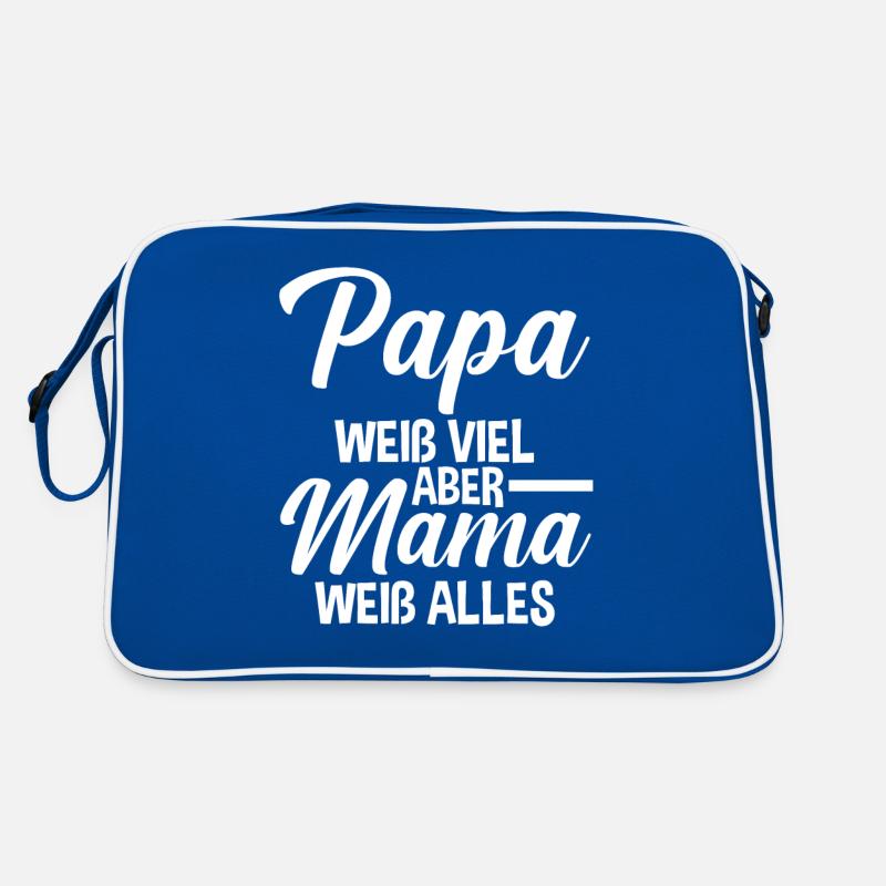 Mutter Enkelkinder Neffe Nichte Mama Retro Tasche