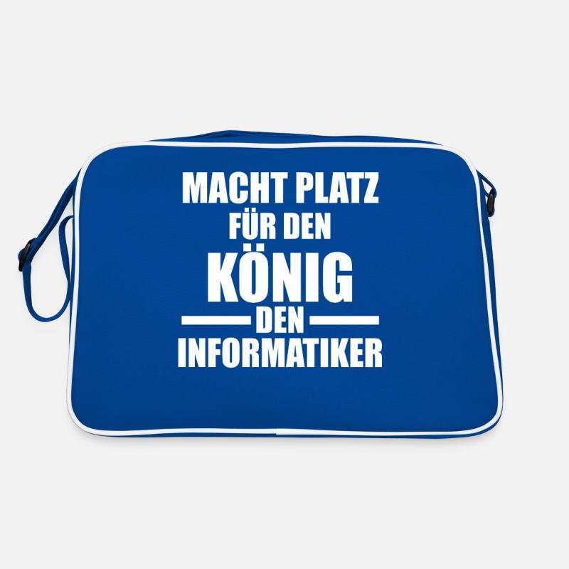 Informatik Programmierer IT Fachmann Informatiker Retro Tasche