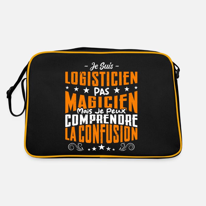 Je Suis Logisticien Pas Magicien Sac Retro