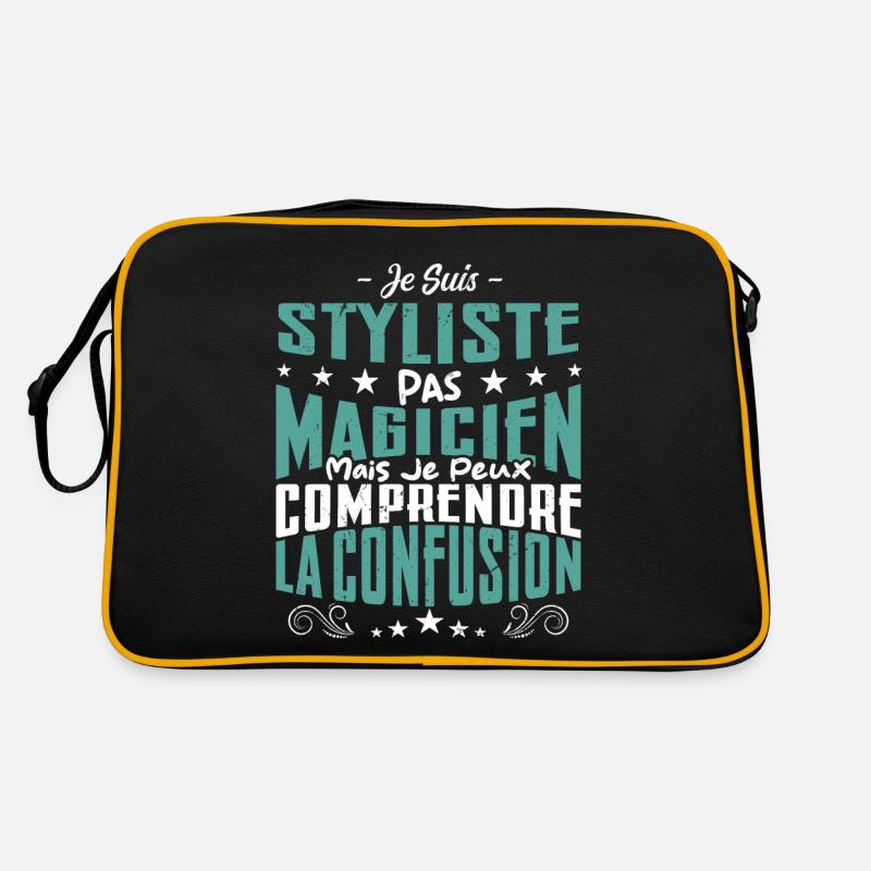Je Suis Styliste Pas Magicien Sac Retro