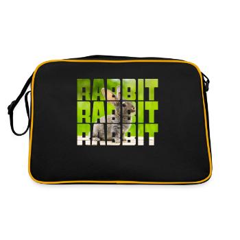 Hare - Retro Bag - black/gold - Back