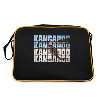 Kangaroo - Retro Bag - black/gold - Back