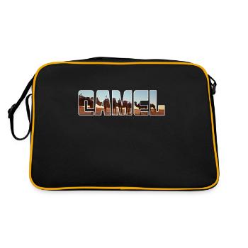 Camel - Retro Bag - black/gold - Back