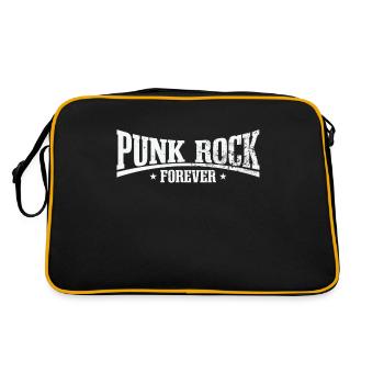 Punk Rock Pogo Anarchie Punks Punk Rocker Punk - Retro Tasche - Schwarz/Gold - Hinten
