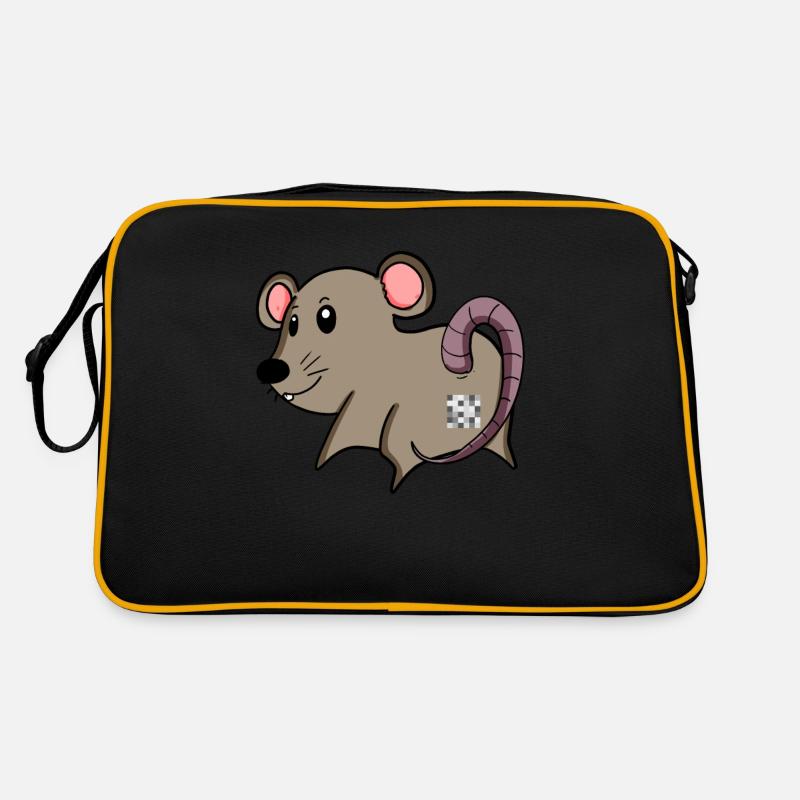 Maus Arsch - Maus Hintern Retro Tasche