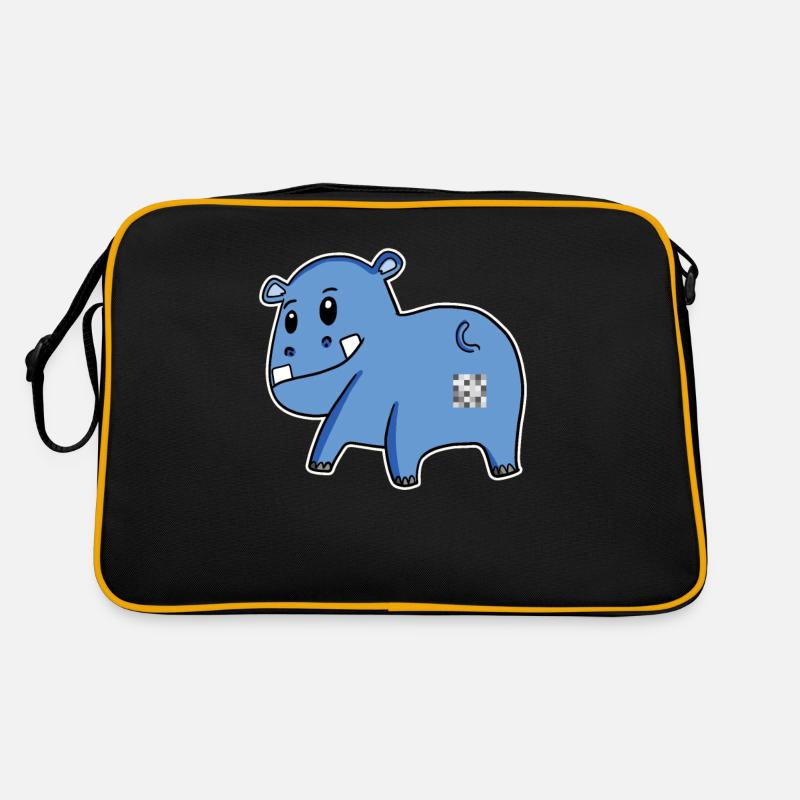 Nilpferd Arsch - Nilpferd Hintern Retro Tasche