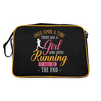 Running Runner Half Marathon Girl - Retro Bag - black/gold - Back