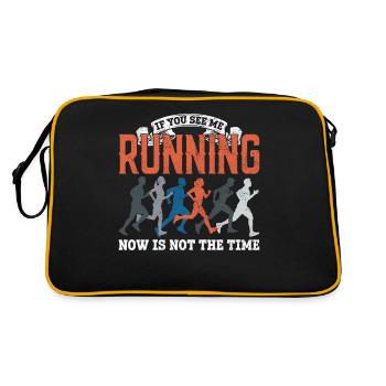 Running Runner Half Marathon - Retro Bag - black/gold - Back