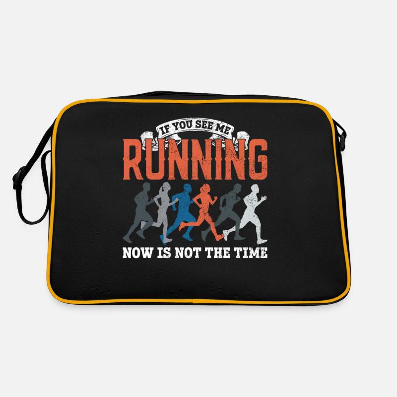 Running Runner Half Marathon Retro Bag