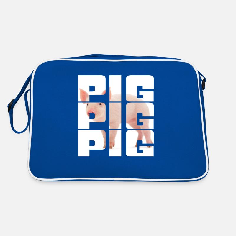 Schwein Retro Tasche