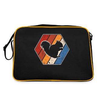 Écureuil Rétro - Sac Retro - noir/or - Dos