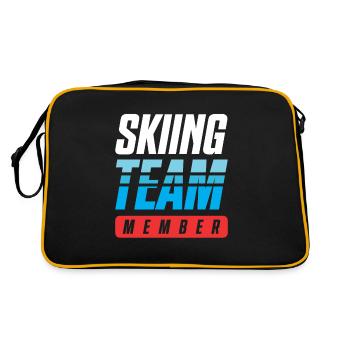 Skiing Team - Retro Bag - black/gold - Back