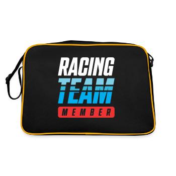 Équipe de course - Sac Retro - noir/or - Dos