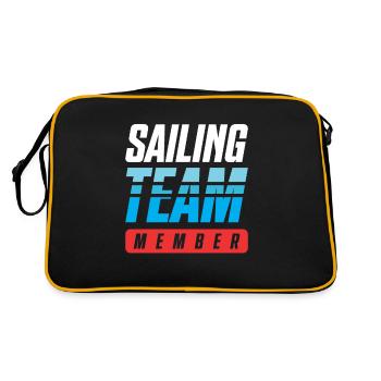 Équipe de voile - Sac Retro - noir/or - Dos