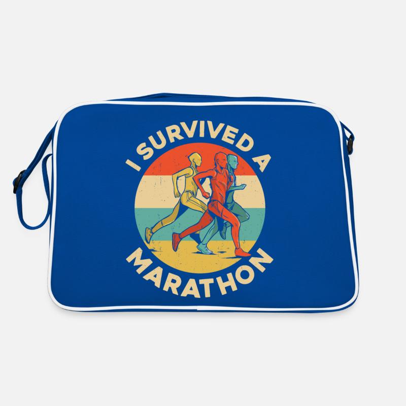 Running Runner Half Marathon Retro Tasche