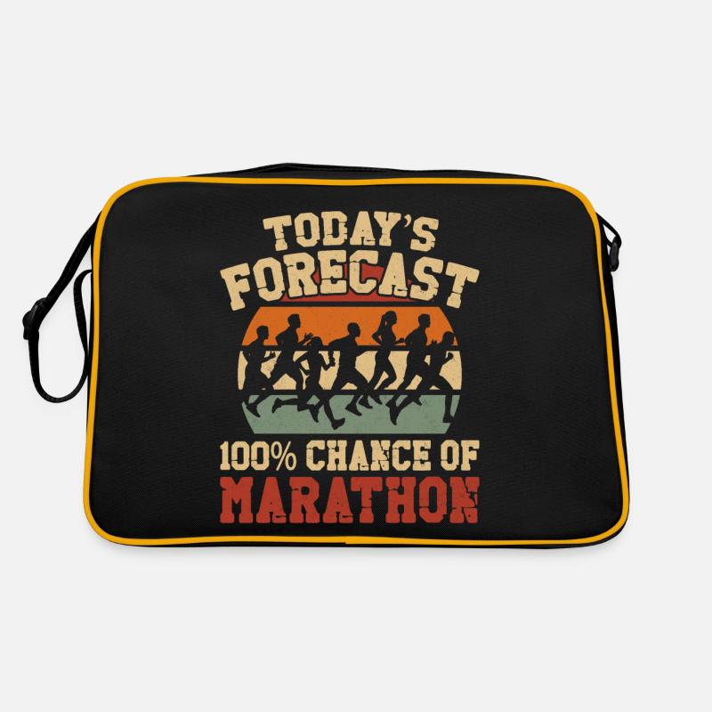 Running Runner Half Marathon Retro Tasche